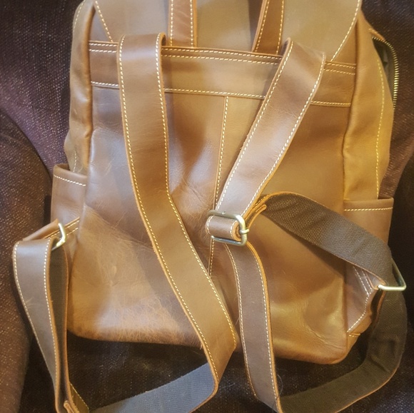 Leather backpack main image 5